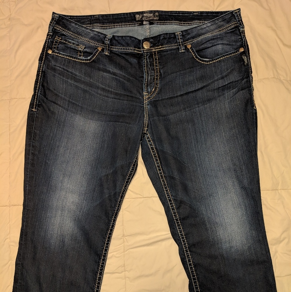 Silver Jean Co. Suki Capri size 20